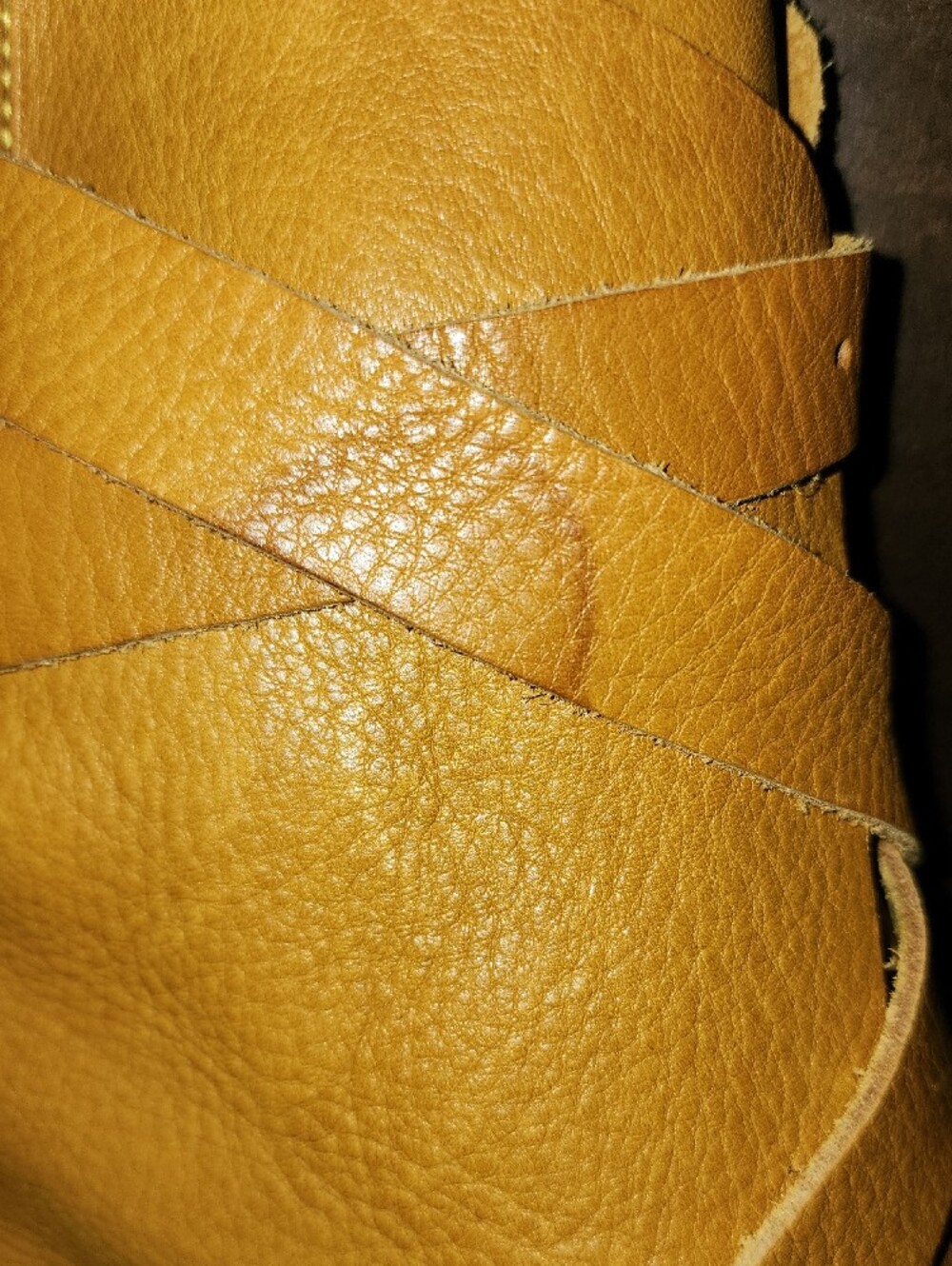 Trippen Size 38 Mustard Leather Wrap Buckle Boots - Picture 7 of 11